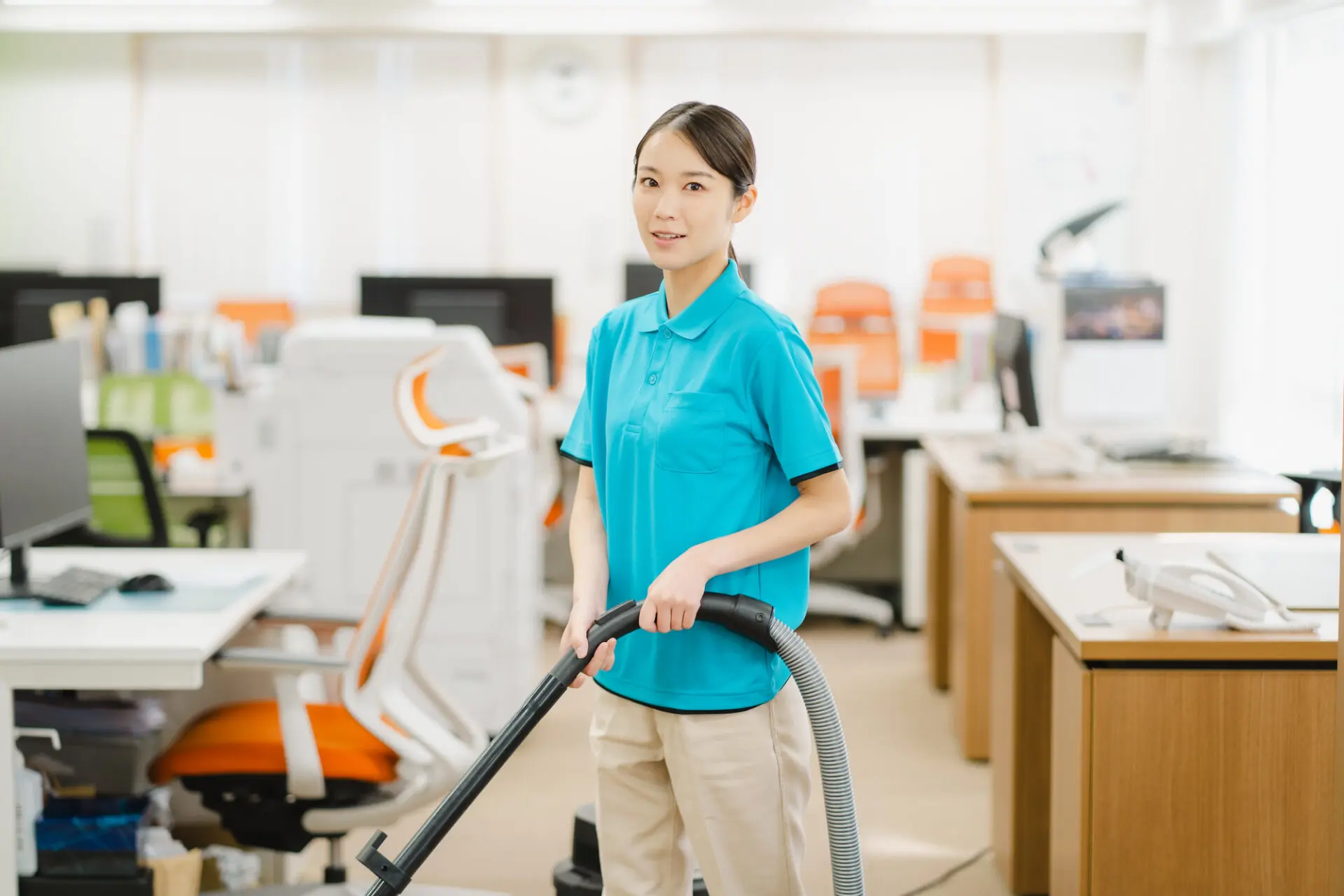 清掃員ページ JICHODO】 80902 まるごとストレッチワンタックカーゴパンツ ※SLIM FIT